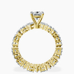 18kt Yellow Gold Cordelia Side Pear Lab Diamond Ring side right image one