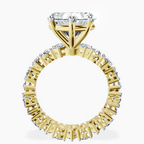 18kt Yellow Gold Cordelia Side Pear Lab Diamond Ring side right image one