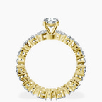 10kt Yellow Gold Cordelia Side Pear Lab Diamond Ring side right image one