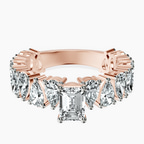18kt Rose Gold Esme Side Pear Lab Diamond Ring front image