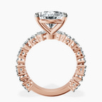 14kt Rose Gold Esme Side Pear Lab Diamond Ring side right image one