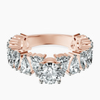 10kt Rose Gold Esme Side Pear Lab Diamond Ring front image