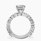 Platinum Esme Side Pear Lab Diamond Ring side right image one