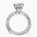 Platinum Esme Side Pear Lab Diamond Ring side right image one