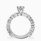 Platinum Esme Side Pear Lab Diamond Ring side right image one