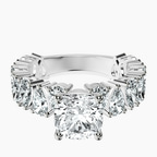 9ct White Gold Esme Side Pear Lab Diamond Ring front image