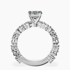 9ct White Gold Esme Side Pear Lab Diamond Ring side right image one