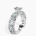 Platinum Esme Side Pear Lab Diamond Ring standing product image one