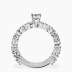 Platinum Esme Side Pear Lab Diamond Ring side right image one