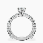 9ct White Gold Esme Side Pear Lab Diamond Ring side right image one