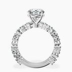 Platinum Esme Side Pear Lab Diamond Ring side right image one