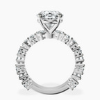 Platinum Esme Side Pear Lab Diamond Ring side right image one