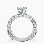 9ct White Gold Esme Side Pear Lab Diamond Ring side right image one