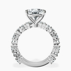 Platinum Esme Side Pear Lab Diamond Ring side right image one