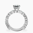 Platinum Esme Side Pear Lab Diamond Ring side right image one