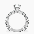 9ct White Gold Esme Side Pear Lab Diamond Ring side right image one