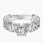 10kt White Gold Esme Side Pear Lab Diamond Ring front image
