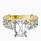 10kt Yellow Gold Esme Side Pear Lab Diamond Ring front image