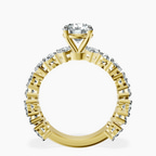 10kt Yellow Gold Esme Side Pear Lab Diamond Ring side right image one