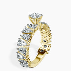 14kt Yellow Gold Esme Side Pear Lab Diamond Ring standing product image one