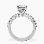 14ct White Gold Adeline Side Pear Lab Diamond Ring side right image one
