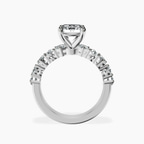 Platinum Adeline Side Pear Lab Diamond Ring side right image one
