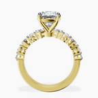 18ct Yellow Gold Adeline Side Pear Lab Diamond Ring side right image one