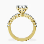 18ct Yellow Gold Adeline Side Pear Lab Diamond Ring side right image one