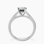 Platinum Teagan Solitaire 1.5mm Lab Diamond Ring side right image one