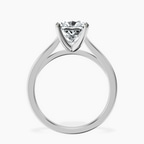 Platinum Teagan Solitaire 1.5mm Lab Diamond Ring side right image one