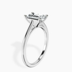 Platinum Teagan Solitaire 1.5mm Lab Diamond Ring standing product image one