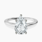 Platinum Teagan Solitaire 1.5mm Lab Diamond Ring front image