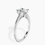 Platinum Teagan Solitaire 1.5mm Lab Diamond Ring standing product image one