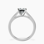 Platinum Teagan Solitaire 1.5mm Lab Diamond Ring side right image one
