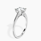 Platinum Teagan Solitaire 1.5mm Lab Diamond Ring standing product image one