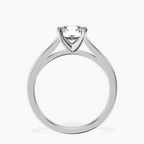 Platinum Teagan Solitaire 1.5mm Lab Diamond Ring side right image one