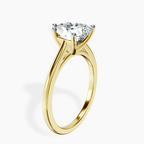 10kt Yellow Gold Teagan Solitaire 1.5mm Lab Diamond Ring standing product image one