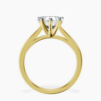 10kt Yellow Gold Teagan Solitaire 1.5mm Lab Diamond Ring side right image one