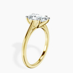 9ct Yellow Gold Teagan Solitaire 1.5mm Lab Diamond Ring standing product image one