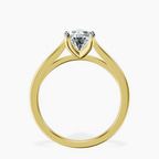9ct Yellow Gold Teagan Solitaire 1.5mm Lab Diamond Ring side right image one