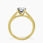 9ct Yellow Gold Teagan Solitaire 1.5mm Lab Diamond Ring side right image one