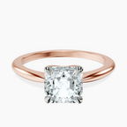 10kt Rose Gold Azalea Classic Solitaire 1.5mm Lab Diamond Ring front image