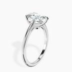 2.59 ct. pear Azalea Solitaire Ring in 14kt white gold standing product image one