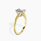 2.91 ct. emerald Azalea Solitaire Ring in 14kt yellow gold standing product image one