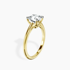 10kt Yellow Gold Azalea Classic Solitaire 1.5mm Lab Diamond Ring standing product image one
