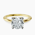 14kt Yellow Gold Azalea Classic Solitaire 1.5mm Lab Diamond Ring front image
