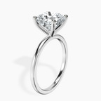 Platinum Four Prong Solitaire 1.5mm Lab Diamond Ring standing product image one