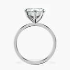 Platinum Four Prong Solitaire 1.5mm Lab Diamond Ring side right image one