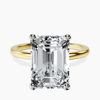 14kt Yellow Gold Four Prong Solitaire 1.5mm Lab Diamond Ring front image