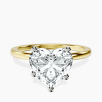 14kt Yellow Gold Four Prong Solitaire 1.5mm Lab Diamond Ring front image